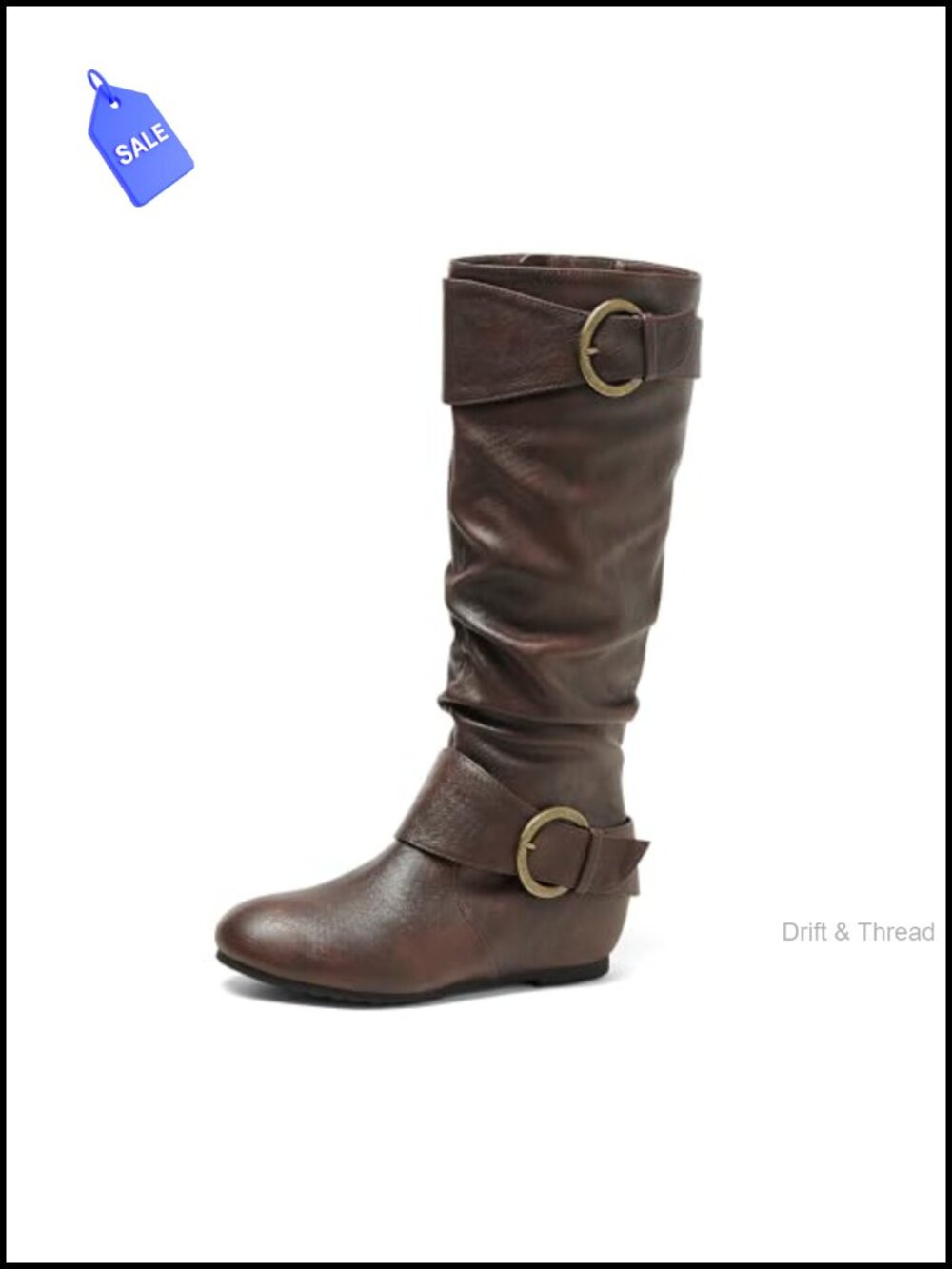 Women's Knee High Faux Fur Lined Hidden Wedge Boots Side Zip Tall Winter